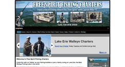 Desktop Screenshot of freespiritfishingcharters.com